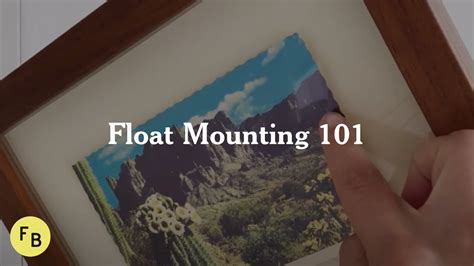 How To Mount A Picture In Floating Frame Webframes Org