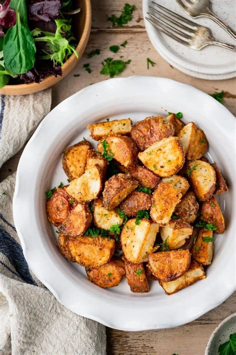 Crispy Parmesan Potatoes The Seasoned Mom