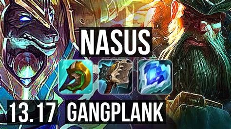 Nasus Vs Gp Top 1200 Games 1 2m Mastery 4 2 6 Rank 13 Nasus