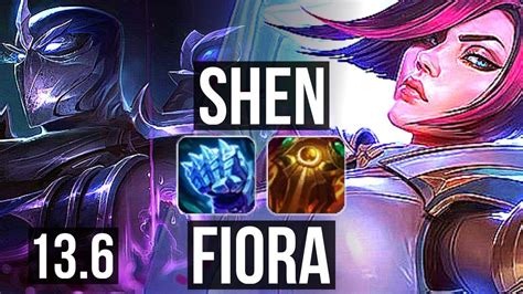 Shen Vs Fiora Top Winrate K Mastery Dominating Kr