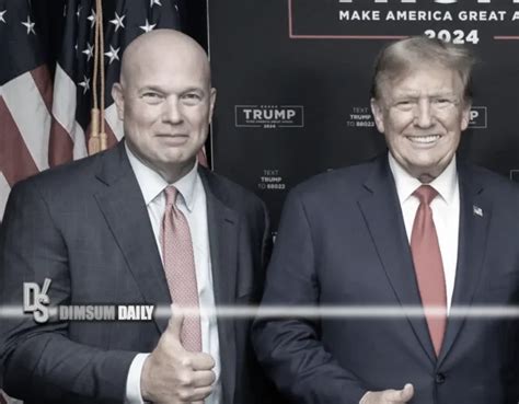 Trump nominates Matthew Whitaker as NATO ambassador