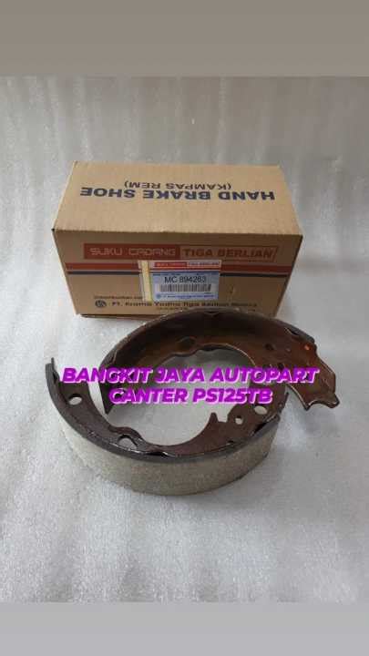 Hand Brake Shoe Kampas Rem Tangan Ps Turbo Canter Mc Lazada