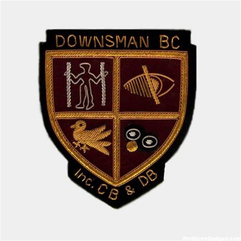 Bowling Club Patches Hand Embroidered Blazer Badges