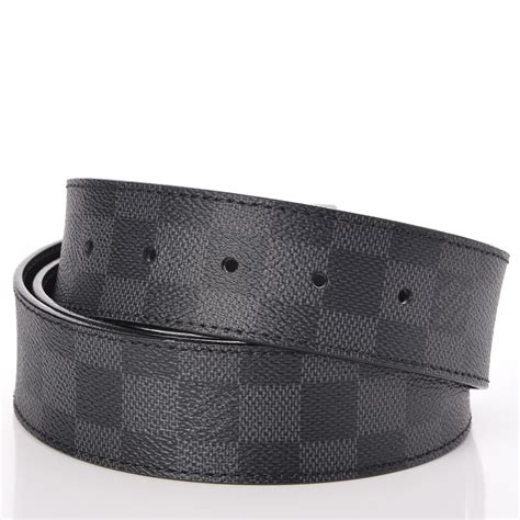 Louis Vuitton Damier Graphite Mm Lv Initiales Belt