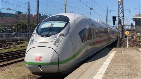 Db Ice Velaro D In M Nchen Hbf Youtube