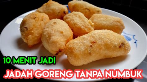 Ini Cara Instant Membuat Jadah Goreng Tanpa Ditumbuk HItungan Menit