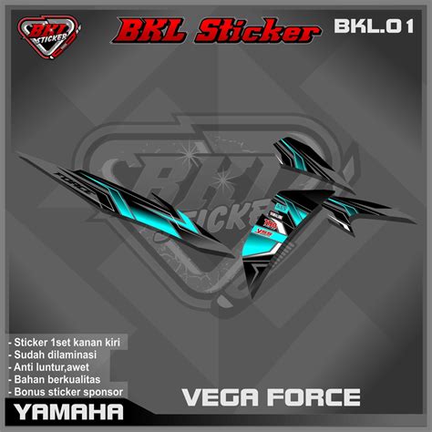 Jual Stiker Striping Motor Variasi Lis Vega Force Semi Full Body Desain