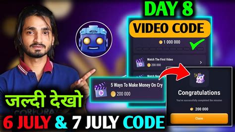 TapSwap Code Daily How To Claim 6 7 July Video Mission 2 Lakh Coins