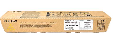 Ricoh Sp C Dnhe Toner Original Yellow Aficio Sp C Dn Sp