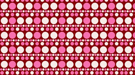 Pink Seamless Geometric Circle Pattern Background