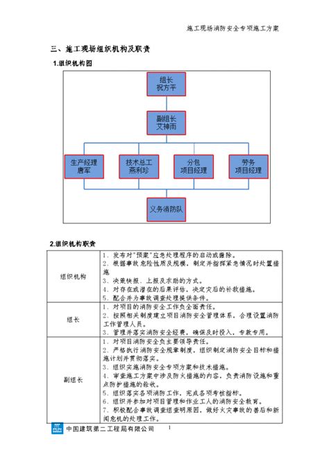 某施工现场消防安全专项施工方案施工组织设计土木在线