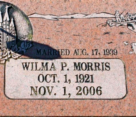 Wilma Florence Petersen Morris M Morial Find A Grave