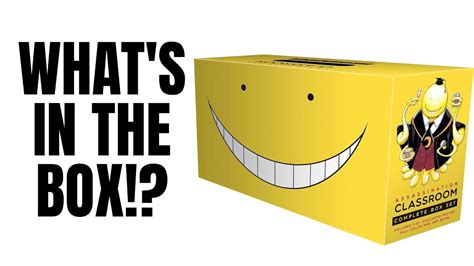 Unboxing The Assassination Classroom Complete Boxset YouTube