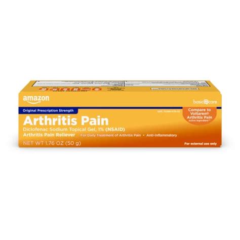 Amazon Basic Care Arthritis Pain Relieving Gel Diclofenac Sodium