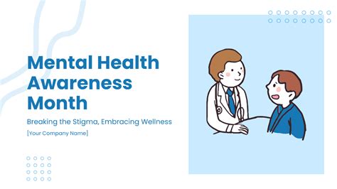 Free Mental Health Awareness Month Powerpoint Presentation Template To