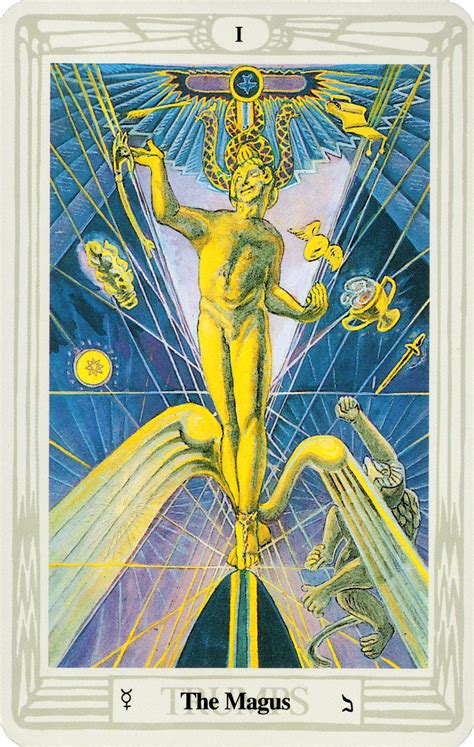 The Thoth Deck By Aleister Crowley The Thoth Deck The Magician