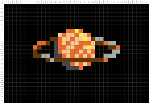 Saturn Pixel Art