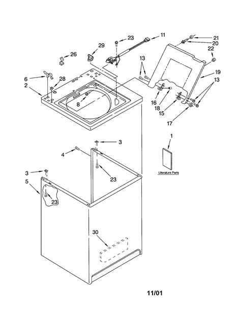 The Complete Kenmore Washer Model 110 Parts Diagram An Essential Guide