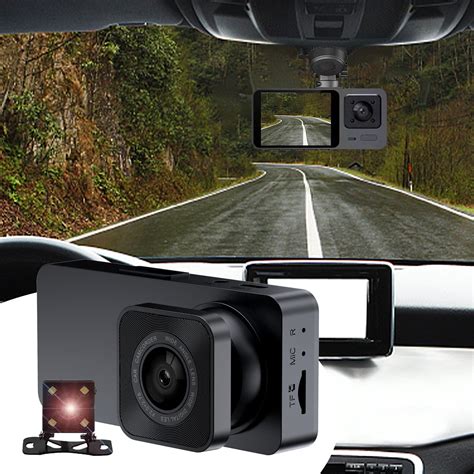 Toprenddon Inch Ips Screen Three Lens Dash Cam P Hd Wide