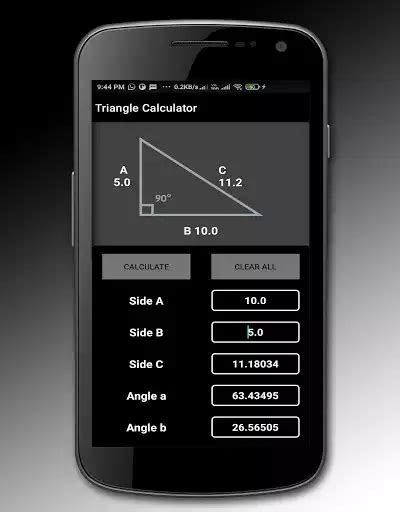 Right Angled Triangle Calculator and Solver online game with UptoPlay