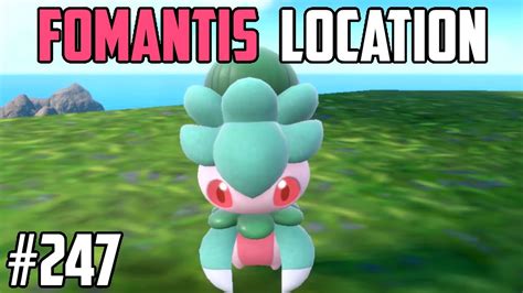 How To Catch Fomantis Pok Mon Scarlet Violet Youtube