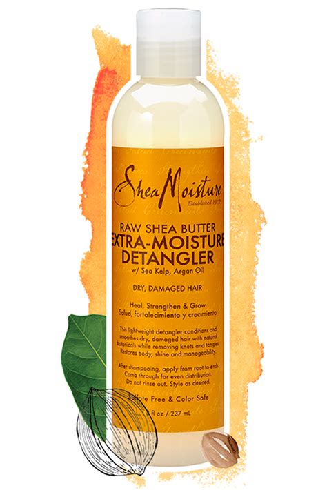 Shea Moisture Raw Shea Butter Extra Moisture Detangler 8 Oz Fix My Hair Voor 1600u Morgen