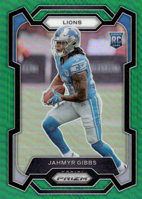 Jahmyr Gibbs Prizm Green Price Guide Sports Card Investor