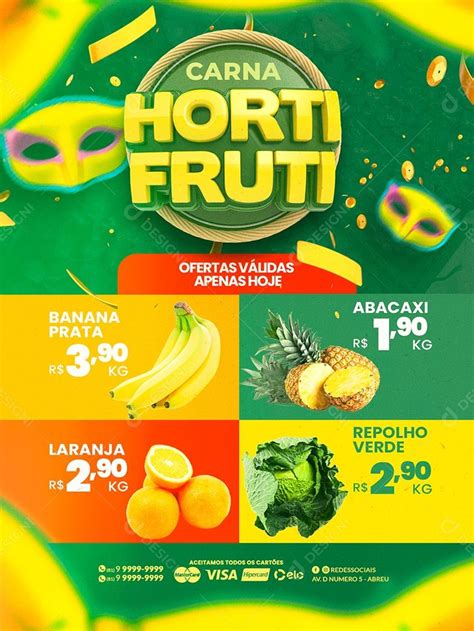 Encarte Carna Hortifruti Ofertas V Lidas Apenas Hoje Carnaval Social