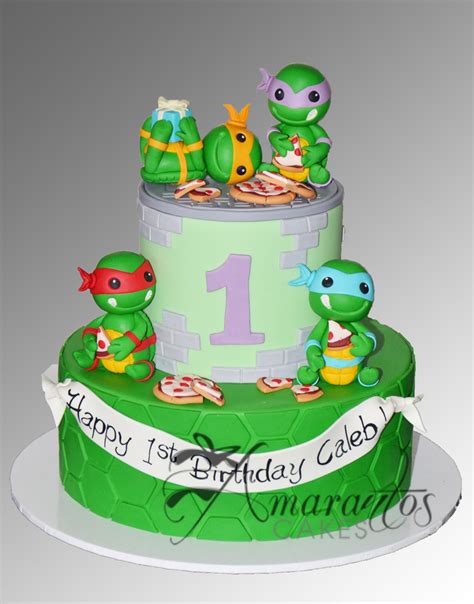 Ninja Turtle Head Cake