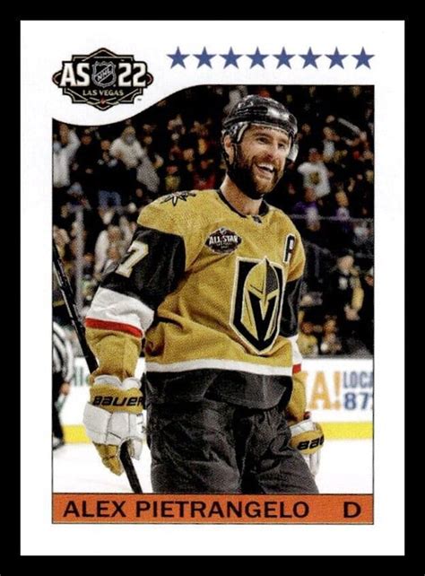 2022-23 TOPPS #604 - Alex Pietrangelo - NHL Hockey Stickers