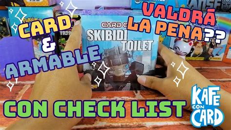 Skibidi Toilet Card Game Rese A Armable Coleccionador Youtube