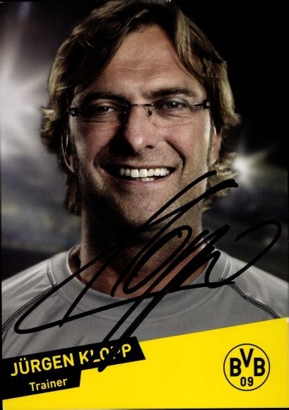 Ansichtskarte Postkarte Trainer J Rgen Klopp Portrait Akpool De