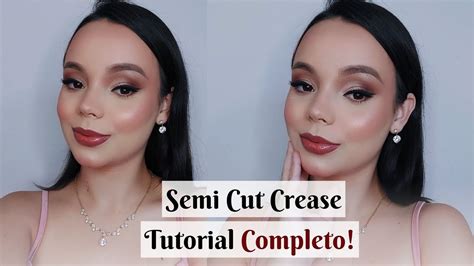 Semi Cut Crease Tutorial Completo Youtube