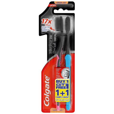 Colgate Slim Soft Charcoal Toothbrush Pack Shop Today Get It