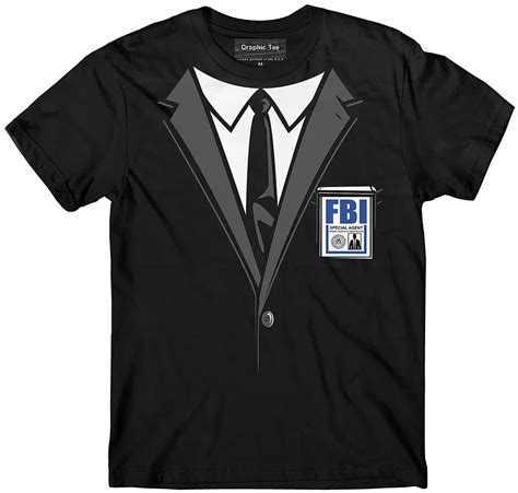 2019 Brand Tshirt Homme Men Harajuku Fbi T Shirt Suit And Tie T Shirt