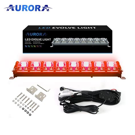 Aurora Evolve Rgb Led Light Bar Selectable Rgb Offroad Atv Utv Light