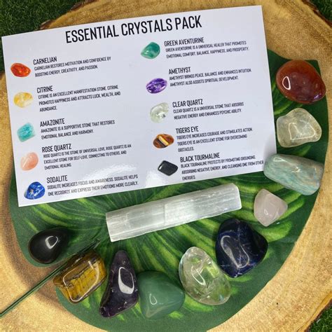 Starter Crystal Set Essential Starter Crystal Kit For Etsy