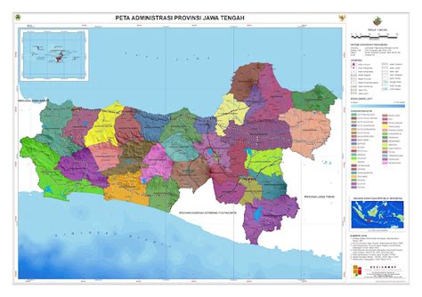 Peta Jawa Tengah Lengkap Hd Peta Lengkap Indonesia