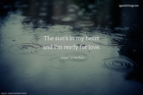 the sun's in my heart and i'm ready for love. | Ready for love, Quotable quotes, Inspirational ...