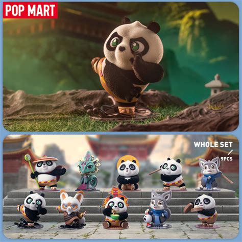 Pop Mart Figure Toys Universal Kung Fu Panda Series Figures Blind Box