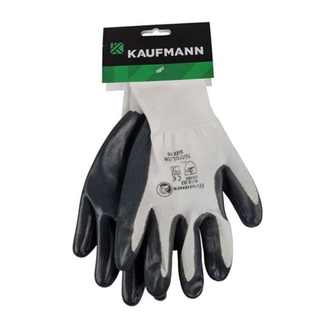 Kaufmann Glove Nitrolite Grey Nitrile Palm Coated Agrinet