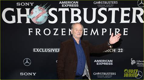 Bill Murray Splashes Water At Ghostbusters Frozen Empire Cast On Nyc