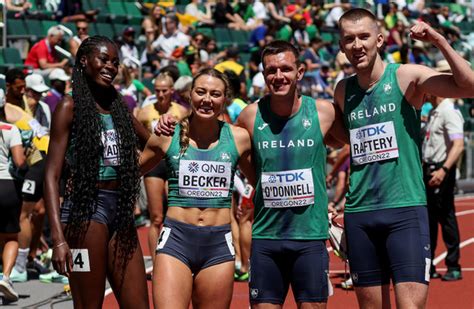 Irish Mixed 4x400m Relay Team Qualify For World Championships Final