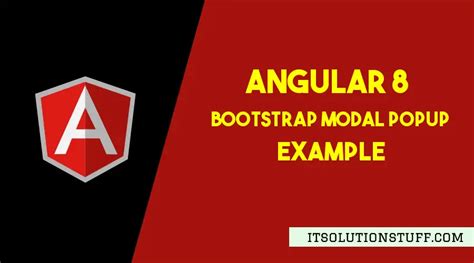 Angular 9 8 Bootstrap Modal Popup Example ItSolutionStuff