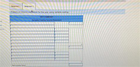 Solved Exercise Absorption Costing And Variable Cos