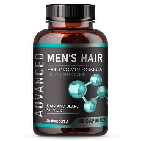 Hair Growth Vitamins For Men Anti Hair Loss Pills Regrow Hair And Beard Growth Supplement By