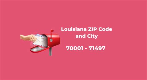 Louisiana Zip Code And City List