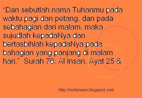 Zikir Malam Berpanjanglah - Nota Insan Koleksi Kata Kata Motivasi dan ...