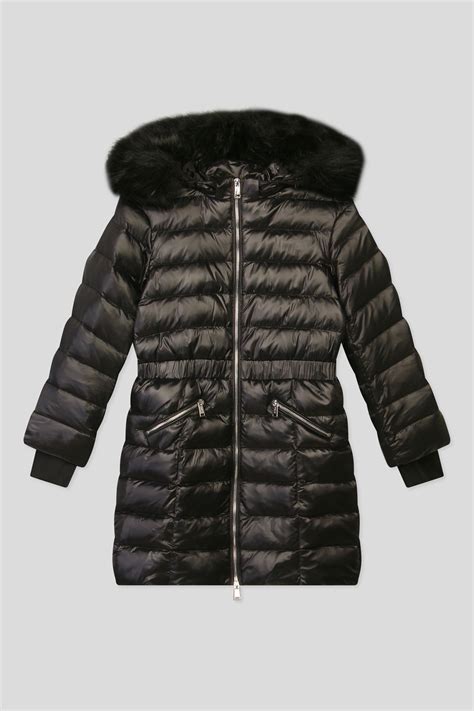 Удлиненный пуховик с капюшоном Guess - цена 16300 ₽ купить в интернет ...
