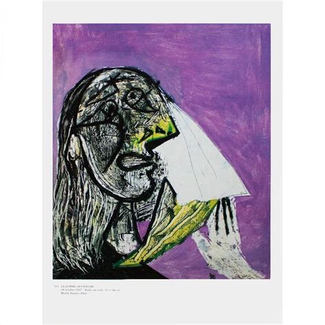 1985 After Pablo Picasso The Crying Woman First Edition Parisian